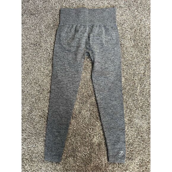 gymshark vital seamless gray leggings tights athletic gym workout high rise S - Picture 3 of 9